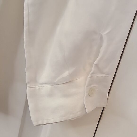J.jill Everyday Linen Button-Front Shirt White Size - Picture 6 of 14